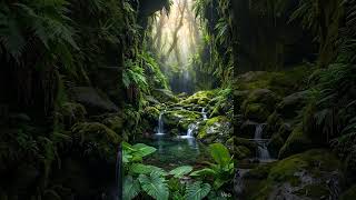 Forest Stream Serenity 🌿 Relaxing Nature Sounds &amp; Peaceful Waterfall Ambience