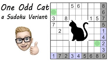 One Odd Cat - A Custom Sudoku Variant