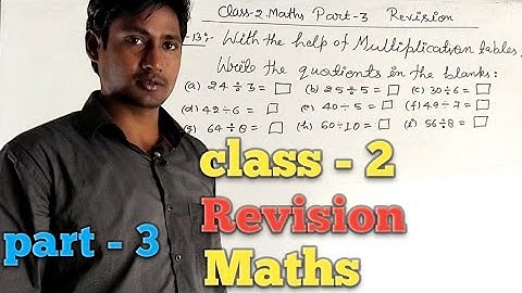 Class - 2 maths # part - 3# Revision