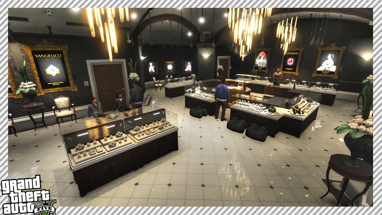 Jewelry Store Heist Gone Wrong - GTA 5 MOD - YouTube