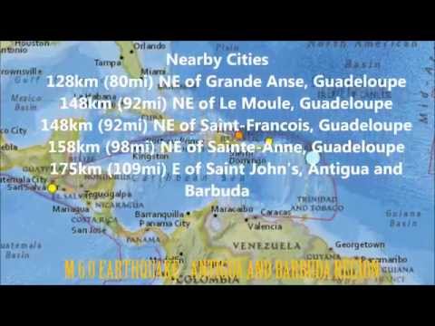 M 6.0 EARTHQUAKE - ANTIGUA AND BARBUDA REGION - May 16, 2014