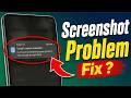 Couldn't Capture Screenshot Storage Problem Solution | Screenshot Save Nahi Ho Raha