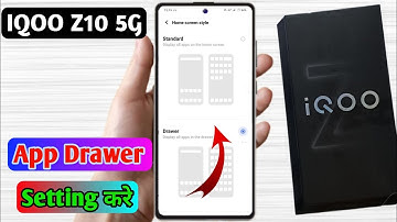 Iqoo z10 5g app drawer setting kaise on kare | how to set app drawer mode setting in iqoo z10 5g