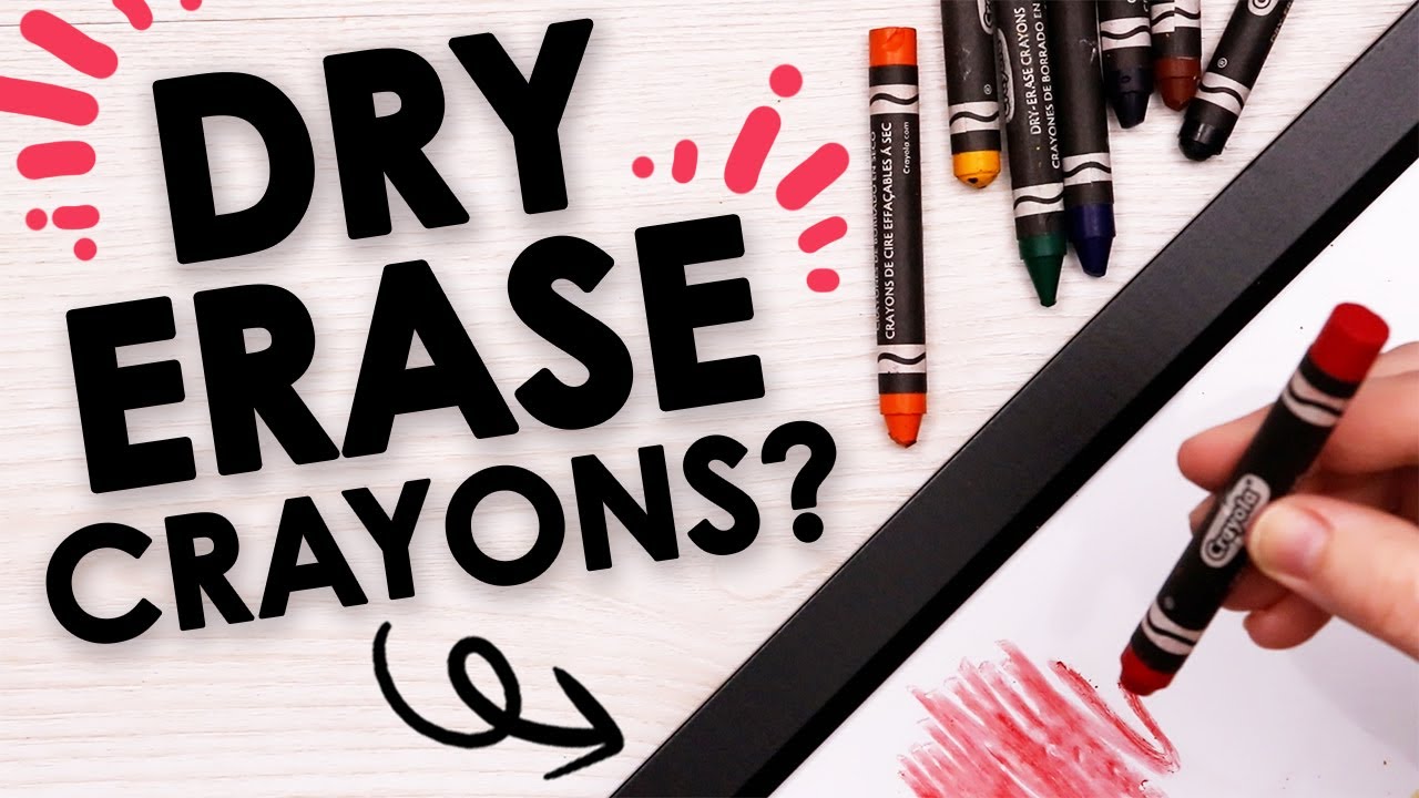 WHAT HOW Dry Erase CRAYONS?! 