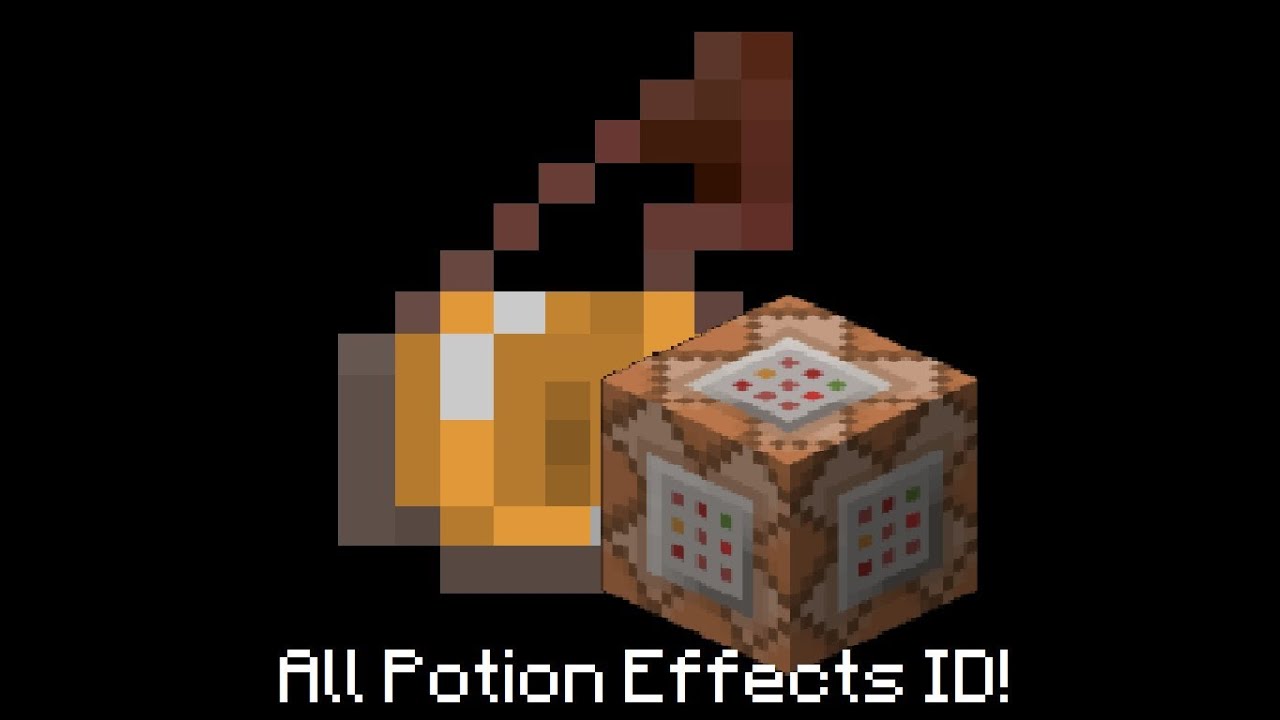 All Minecraft Potion Effects Id Youtube