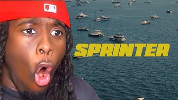 Kai Cenat Reacts to SPRINTER by Central Cee ft. Dave