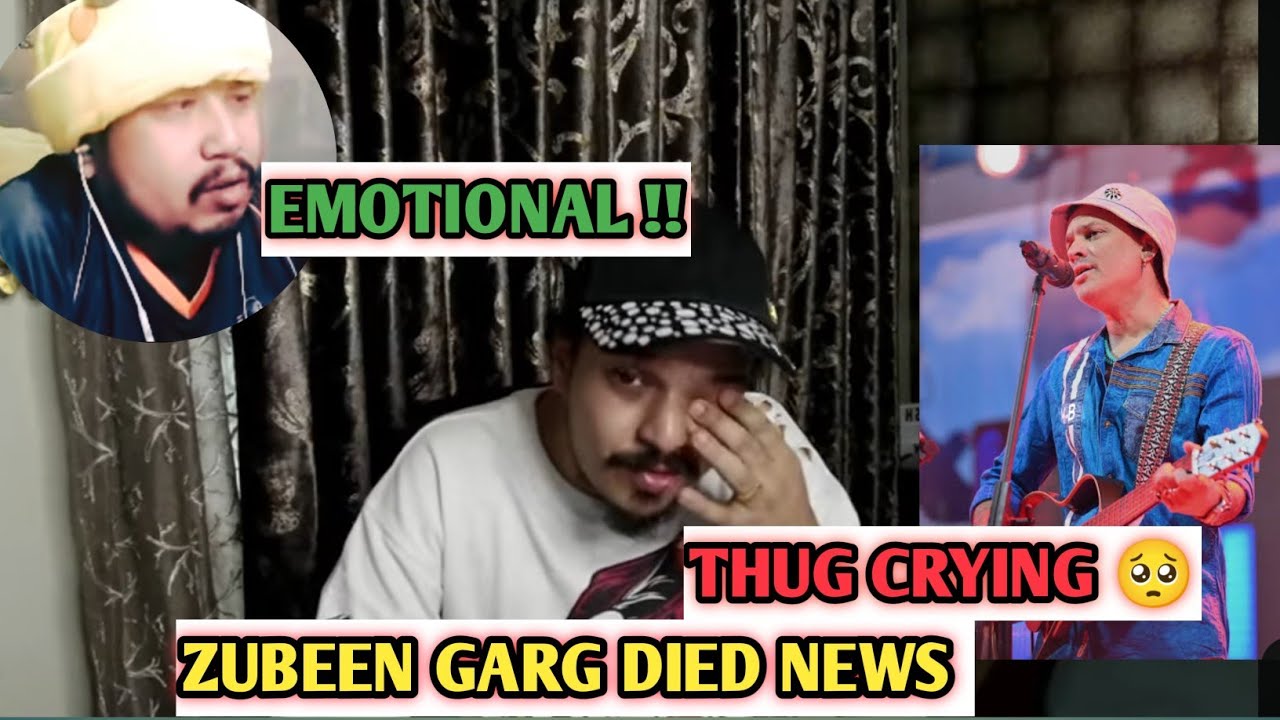Zubeen da died 🥺 8bit thug emotional and Zubeen Garg is voice of Assam ❤️ 