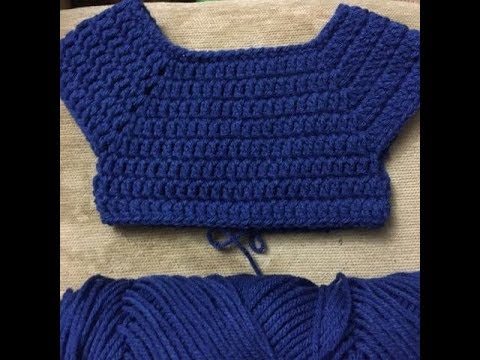 Baby Dress Standard Bodice 3 Easy Handmade Diy Crochet Tutorial Tamil Youtube