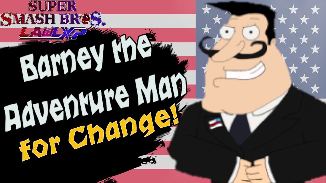 Barney the Adventure Man! - Smash Bros Lawl XP