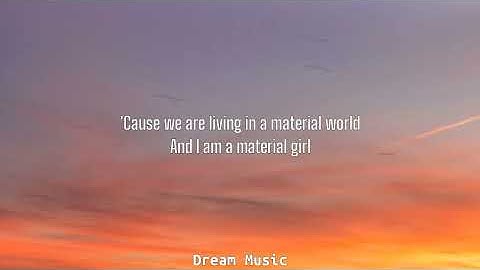 Thumbnail of Madonna - Material Girl (TikTok Remix) (Lyrics) | Cause we are living in a material world