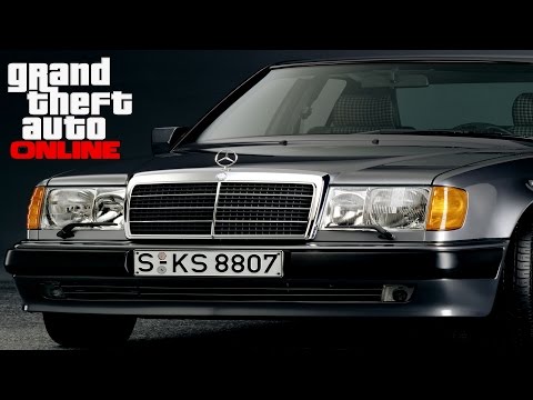 GTA Online Driving 90s Mercedes Benz DNB Music Video