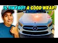 Transformation Mercedes wrap A220 Tinybot Vinyl Wrap 4K