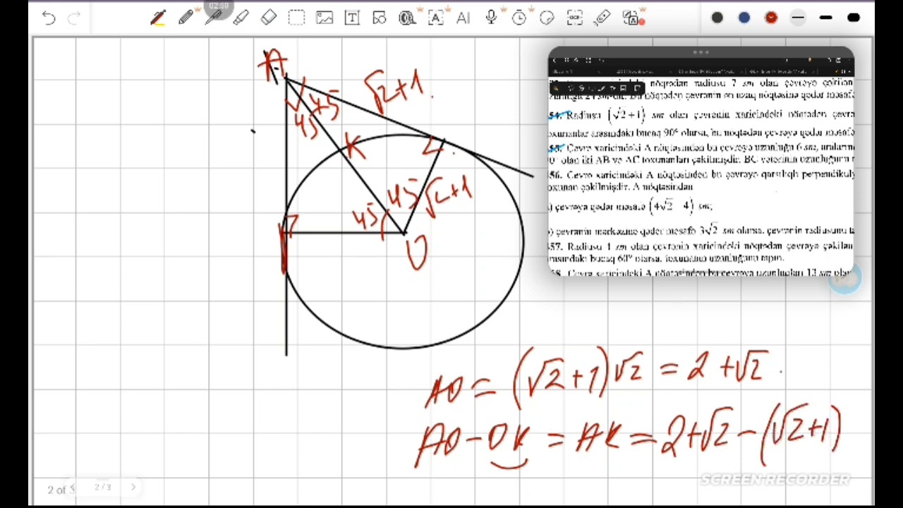 Yaqubov çevrə,dairə sual 454,455,461,464,468