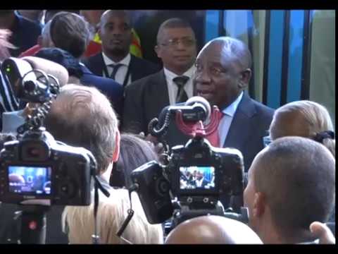 President Cyril Ramaphosa launches new Prasa trains in Cape Town