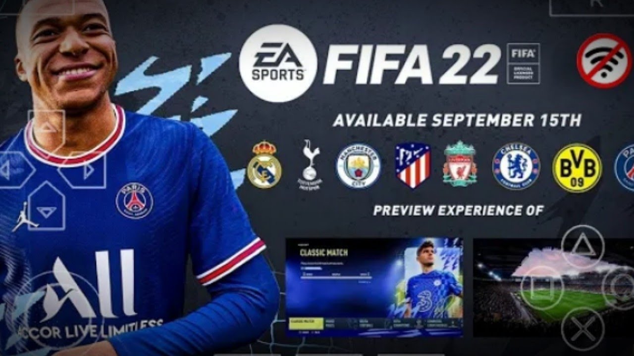 FIFA 22 PPSSPP ISO File Download for Android (FIFA 2022 PSP)