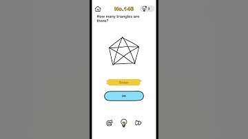 How many triangles are there? brain Out 146 walkthrough and solution