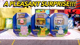 THIS WAS SUCH A PLEASANT SURPRISE!!! | POKÉMON GO TINS OPENING