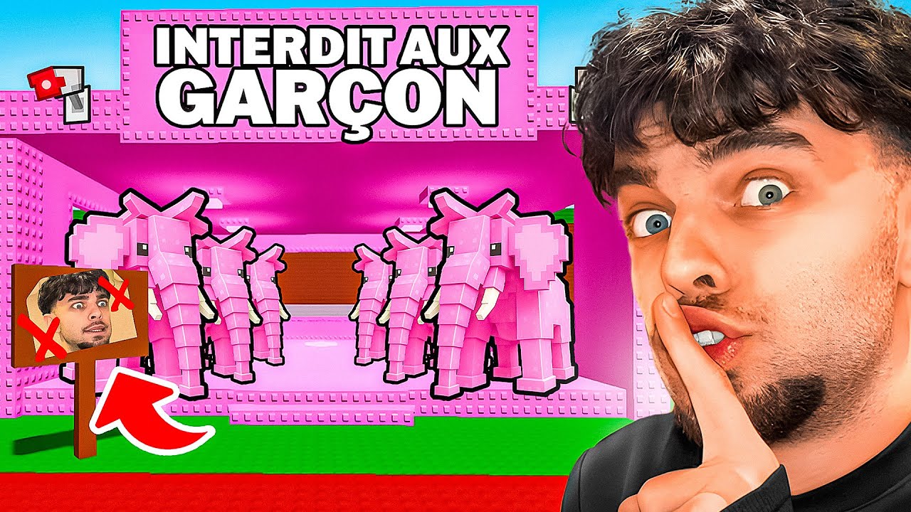 Je M'INFILTRE dans un Serveur Réservé aux FILLES sur Steal A Brainrots !