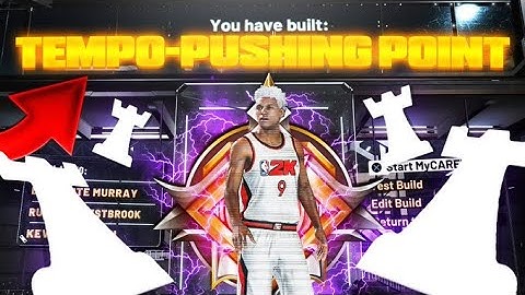 FIRST LEGEND "TEMPO-PUSHING POINT" ON NBA2K20(RARESTBUILD)