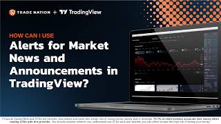 How can I use Alerts for Market News and Announcements in TradingView