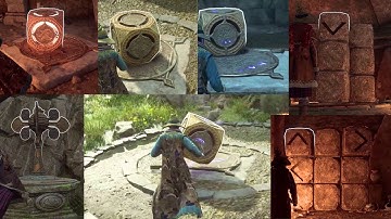 Hogwarts legacy how to open caves with cube