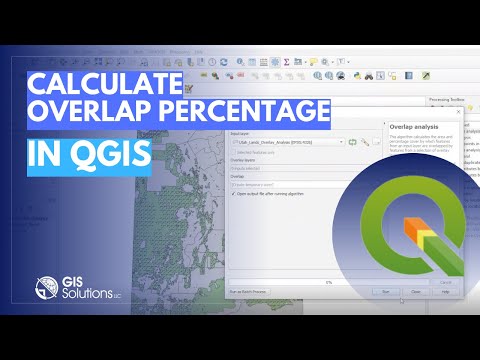 QGIS Calculate Overlap Percentage