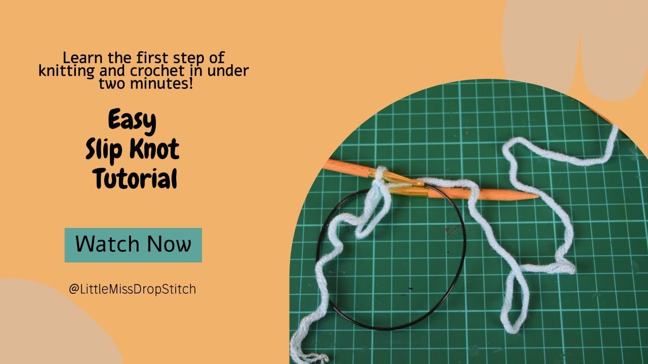 The easiest way to make a slip knot YouTube