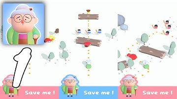 Save the grandmother Gameplay Walkthrough #1 - Stage 1 ~ 16 (Android, IOS)
