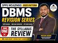 DBMS Syllabus Explained 🔥 | SPPU MCA (ENGG) 2025 PATTERN | Full Revision Series | Video 1