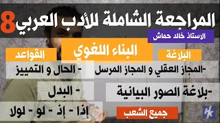 المراجعة الشاملة للأدب العربي 08/المجازالعقلي والمرسل/الحال والتمييز/البدل/إعراب إذا- إذ- لو- لولا