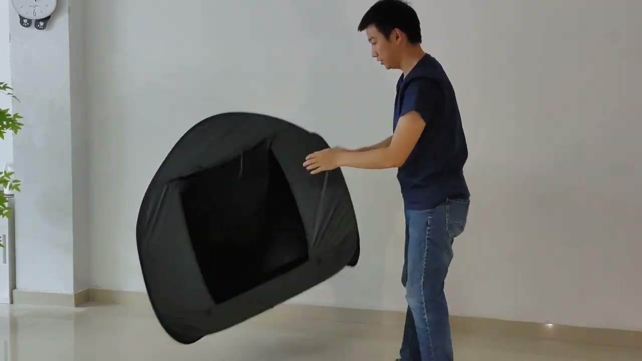 MSE1210 Black Pop up Sensory Tent Assembly Instructions