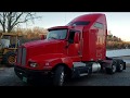 Kenworth T-600. Гараж в аренду в США. На пикапе по снегу...