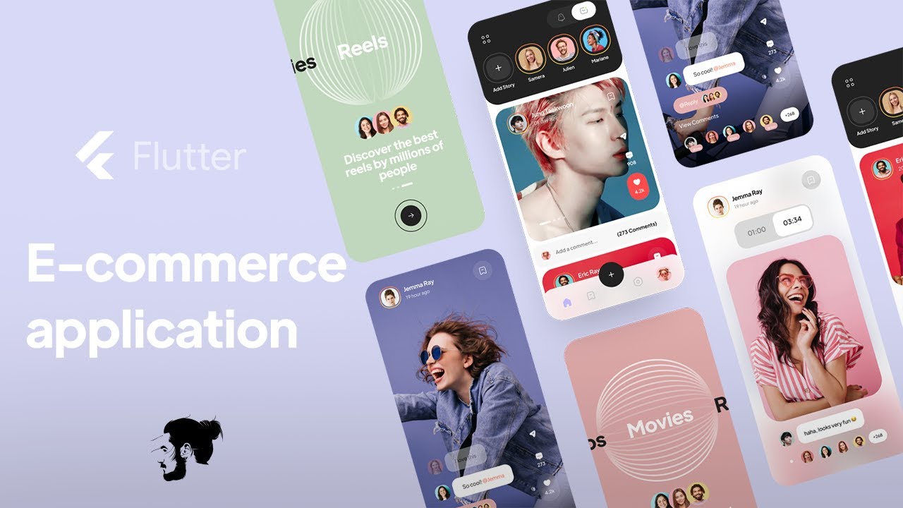 Social Media App UI Flutter 2023 - YouTube