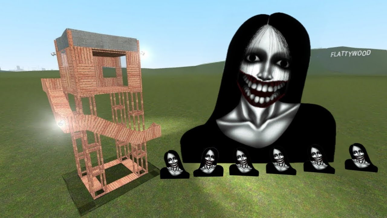 Kuchisake Onna Vs Towers In Garry's Mod