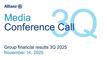 Allianz Financial Results 3Q 2025: Media Call