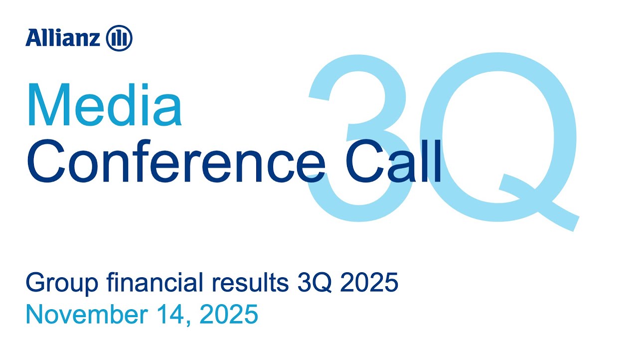Allianz Financial Results 3Q 2025: Media Call