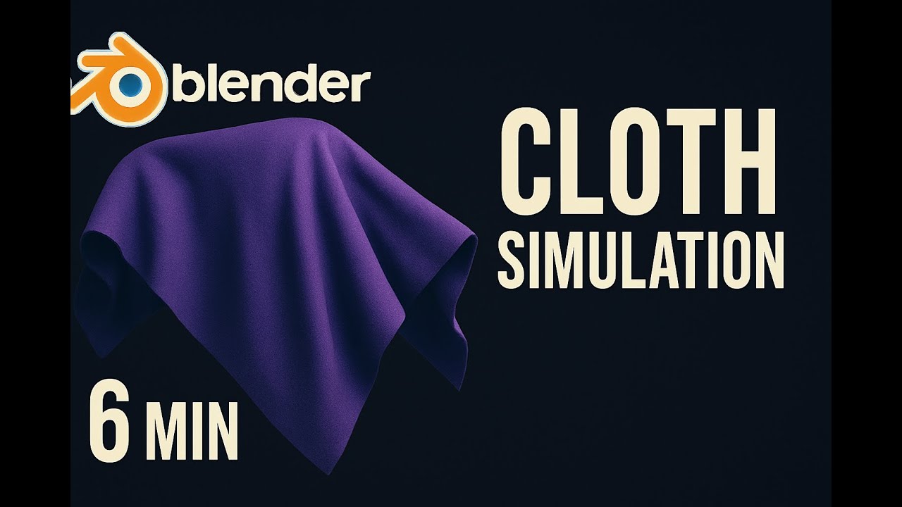 Blender Cloth Simulation in 6 Minutes | Easy & Realistic Tutorial - YouTube