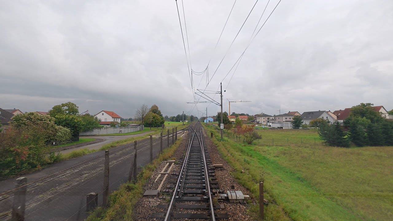 Ingolstadt Hbf – Vohburg Werkbahnhof | Cab ride Germany | Führerstandsmitfahrt mit BR 185 [09.2025]