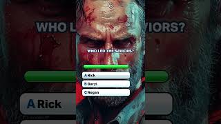 Did you survive #walkingdead ? Can't wait for the next #zombie #apocalypse ? #zombieshorts #quiz Resimi