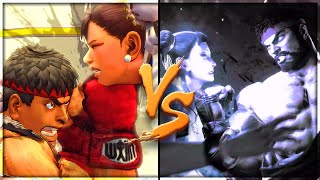 Ultra Street Fighter 4 VS Street Fighter 6 - Ryu Shoryuken Comparison (1440p)