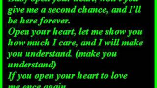 Westlife- Open Your Heart (Lyrics)