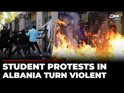RAW FOOTAGE: Albania Anti-Government Protests Flare Up, Student Protesters Clash With Police