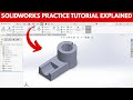 SolidWorks Tutorial for Beginners | How to Model a 3D Block Step by Step