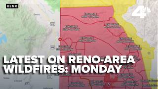 The latest on the local fire burning in the Reno Area: Monday Aug. 10