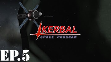 Kerbal Space Program: Career Mode Let’s Play | Part 5 | Orbiting Minmus
