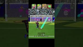 Barca legendary players penalty shot efootball gameplay #trending #shorts #viral