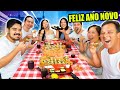 JANTAR DE ANO NOVO! PULANDO NA PISCINA A NOITE! | Blog das irmãs