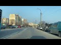 City Car Driving Chisinau Moldova - Telecentru to Botanica-Miorita Str. Grenoble Str. Valea Crucii