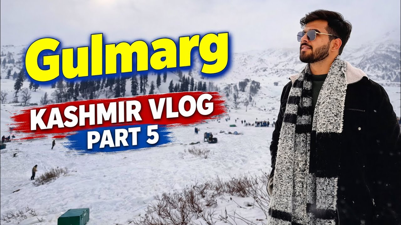 Gulmarg Live Snowfall ❄️ | Kashmir Winter Wonderland | kashmir vlog part 5🩵