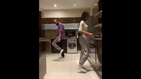 AKA dancing with his girlfriend.
